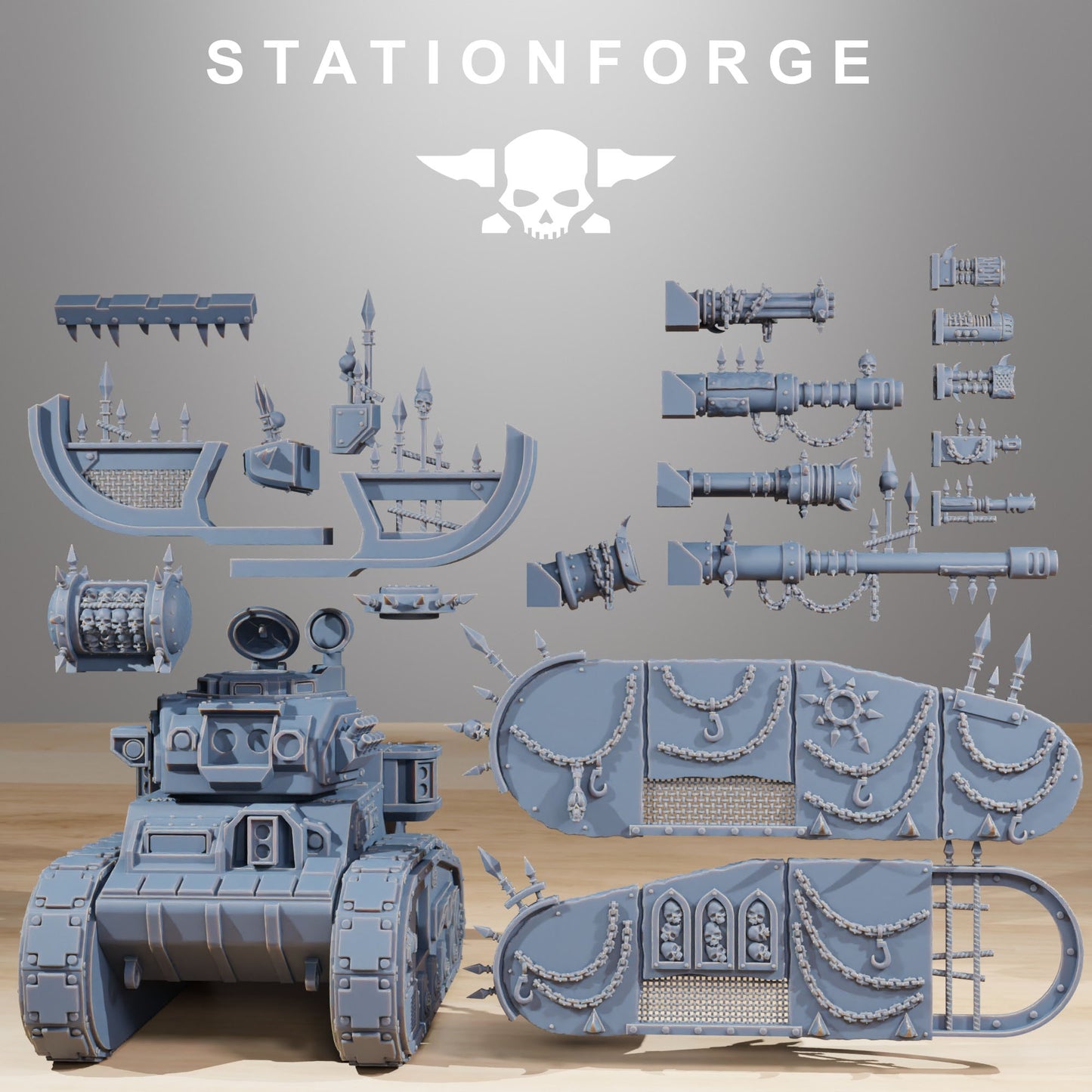 GrimGuard Light Tank Corrupted Conversion Kit - StationForge