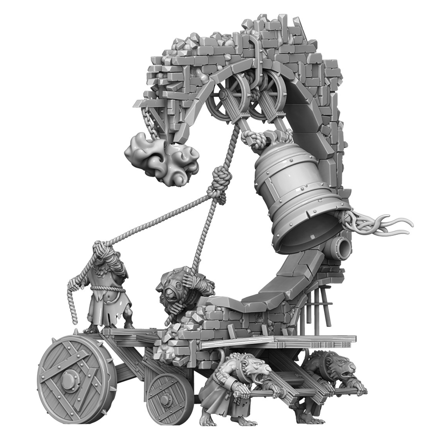 Sewer Vermin Moving Sewer With Bell - Highlands Miniatures