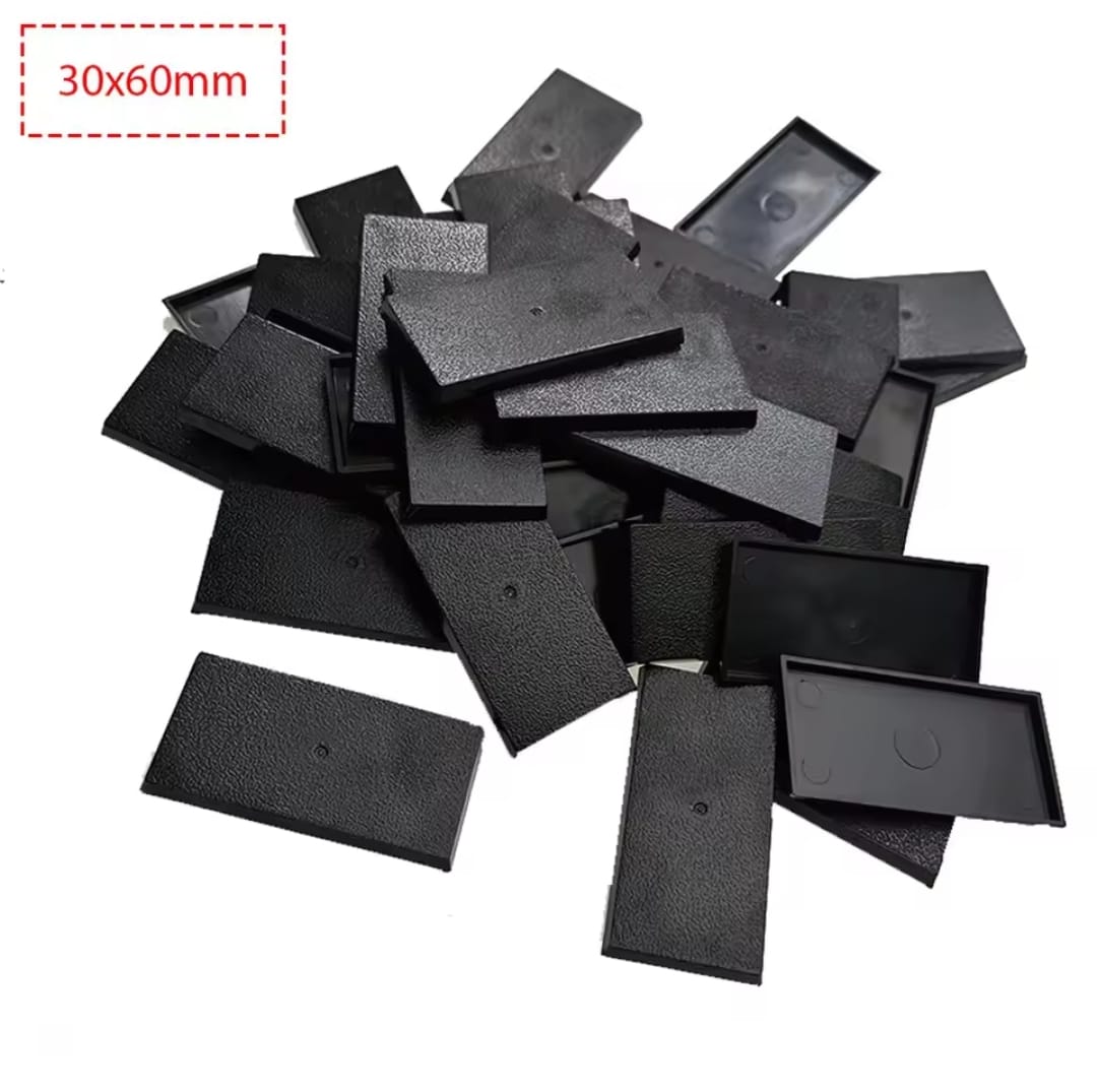 30x60mm square Bases