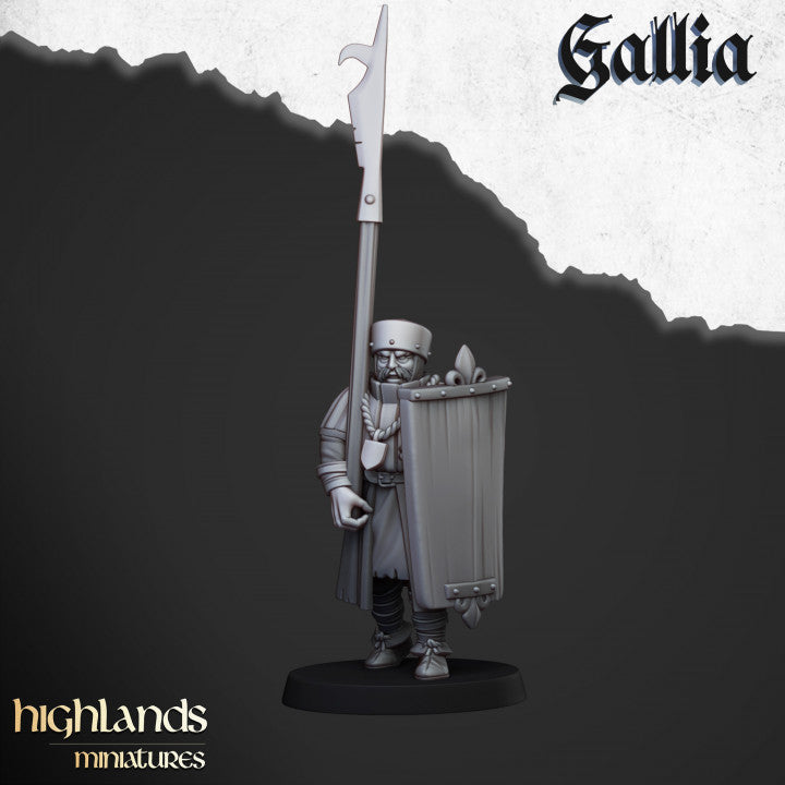 Gallia Men at Arms 20x - Highlands Miniatures