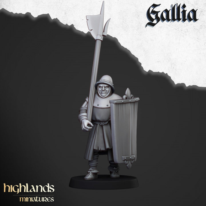 Gallia Men at Arms 20x - Highlands Miniatures