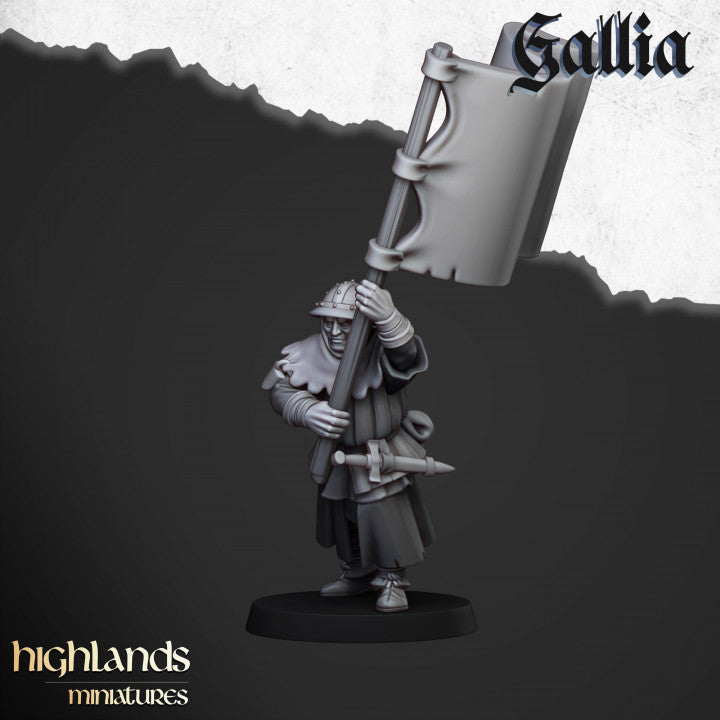 Gallia Men at Arms 20x - Highlands Miniatures