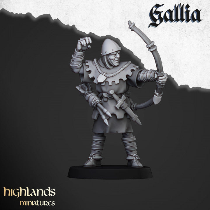 Gallia Archers 12x - Highlands Miniatures