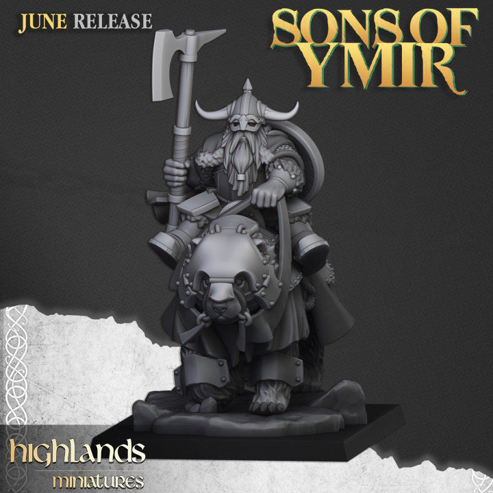 Dwarf Heavy Cavalry - Highlands Miniatures