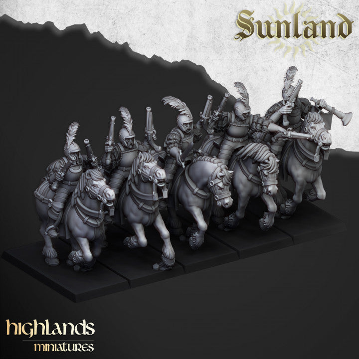 Sunland Pistoleers 5x - Highlands Miniatures