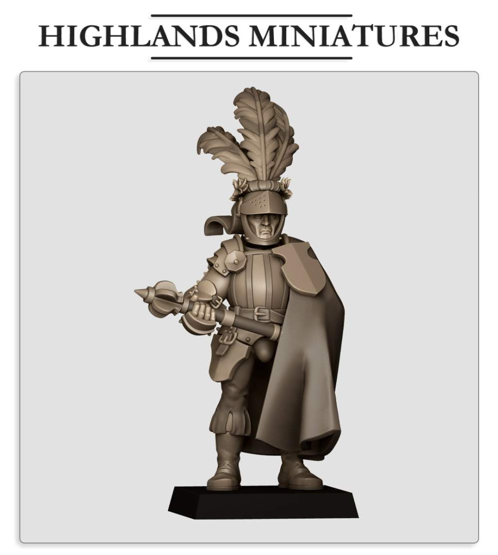 Sunland Captain 1 Fillers & Heroes - Highlands Miniatures