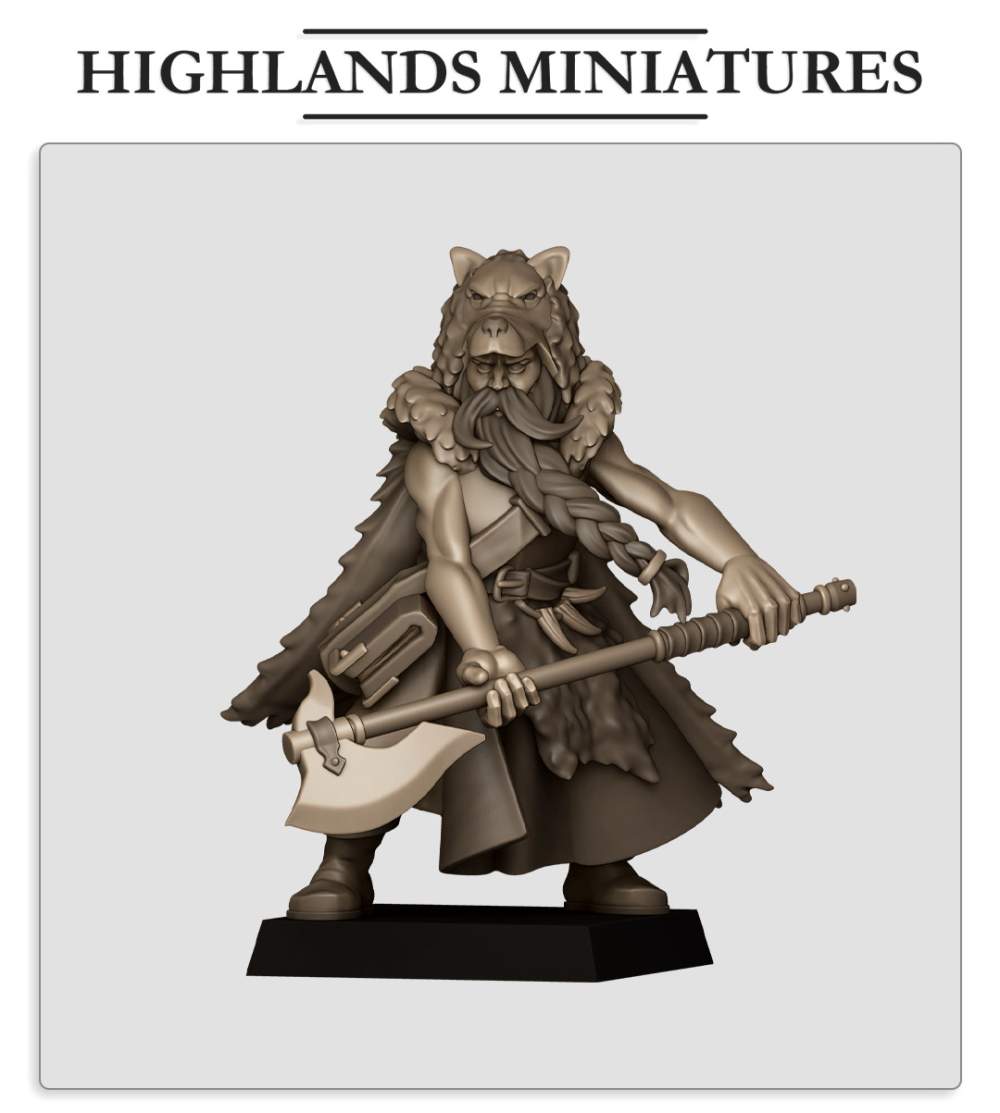 Sunland Mergenheim Druid Fillers & Heroes - Highlands Miniatures