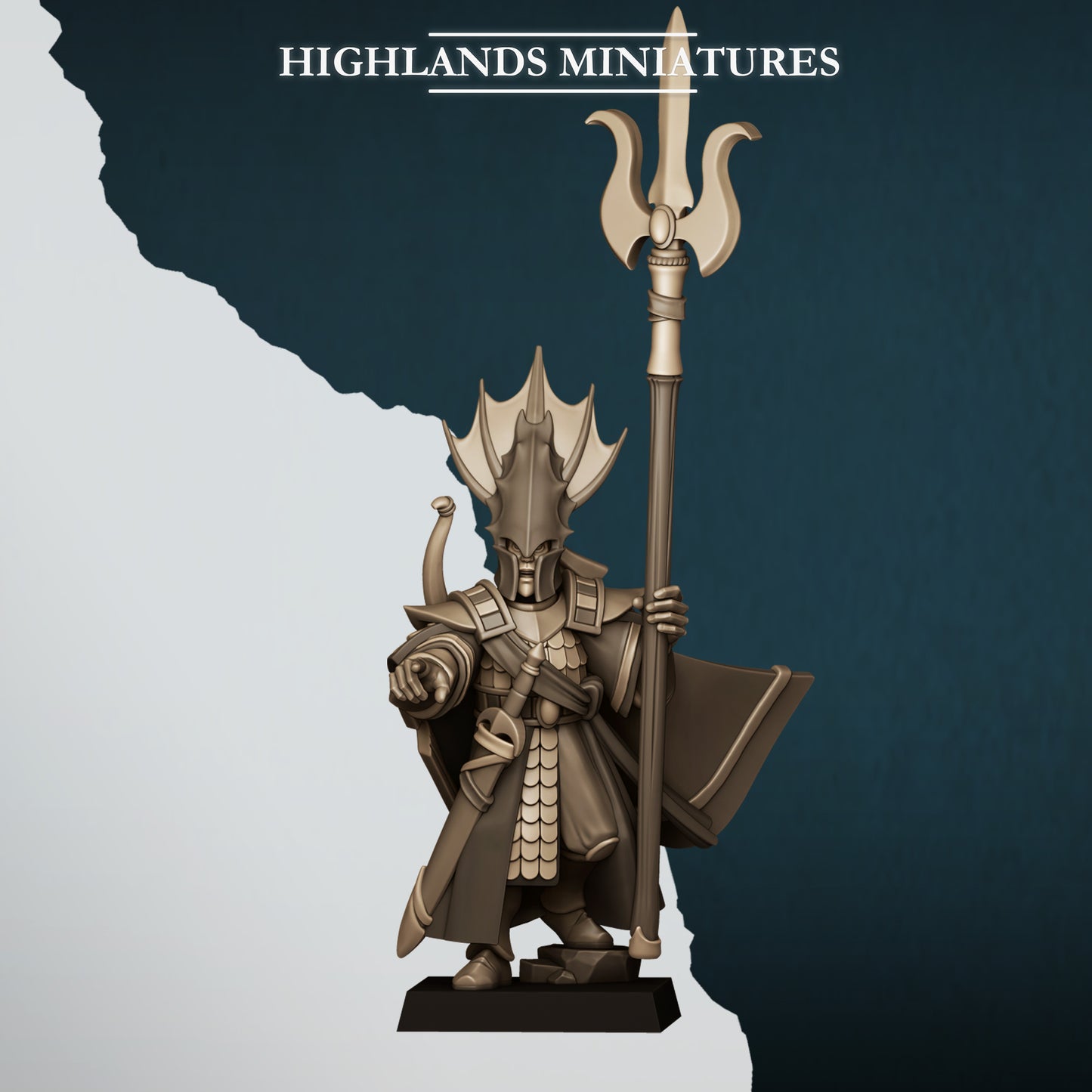 Aegean Elf Lord of the Sea - Highlands Miniatures