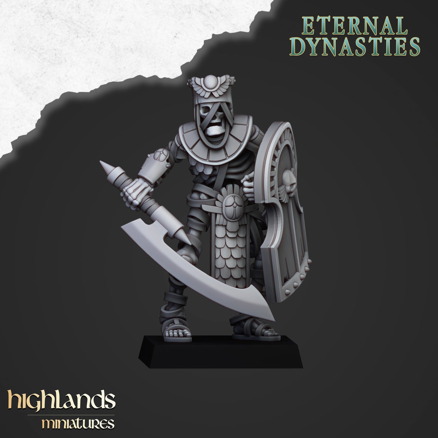 Eternal Dynasties Ancient Guard with hand weapons 10x - Highlands Miniatures