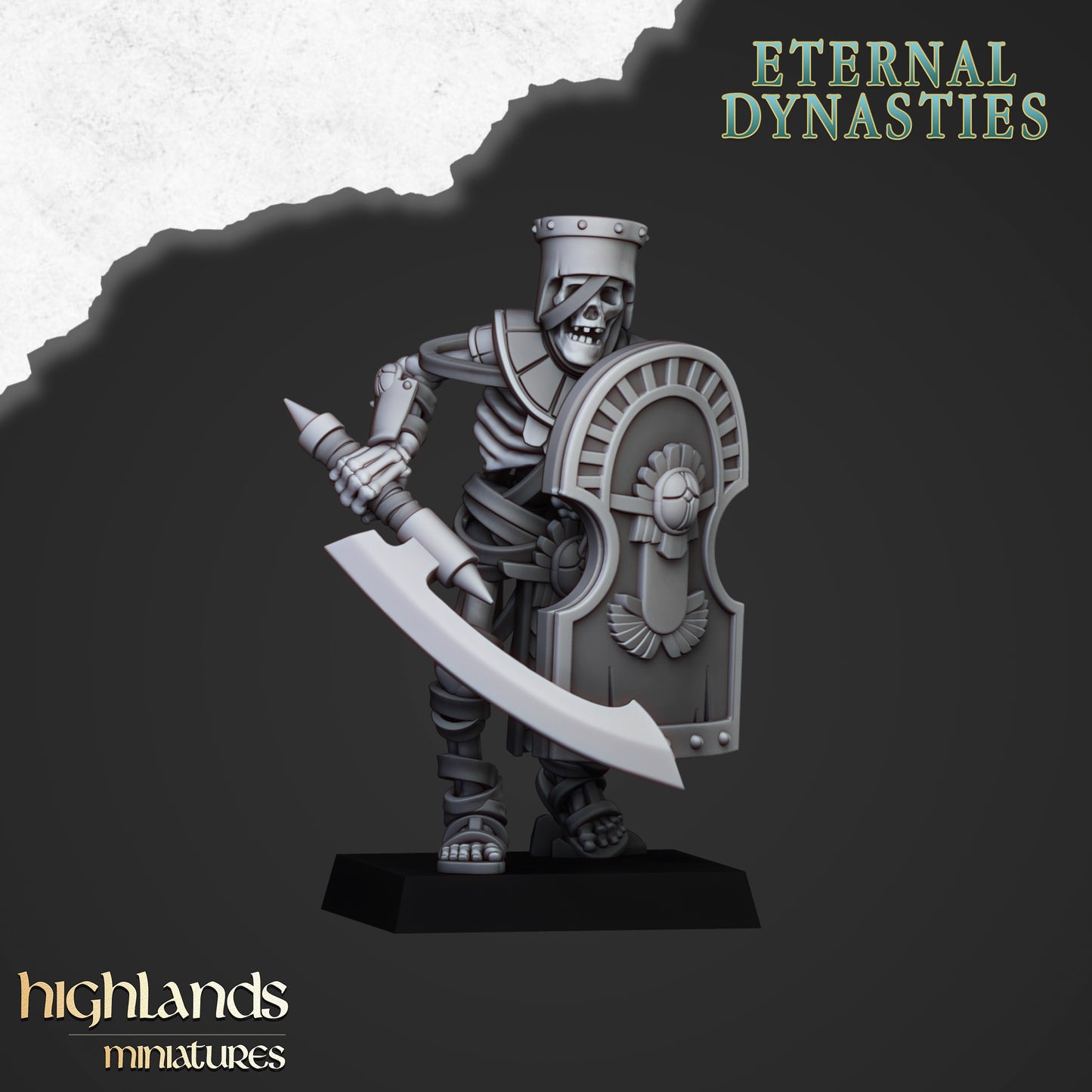 Eternal Dynasties Ancient Guard with hand weapons 10x - Highlands Miniatures