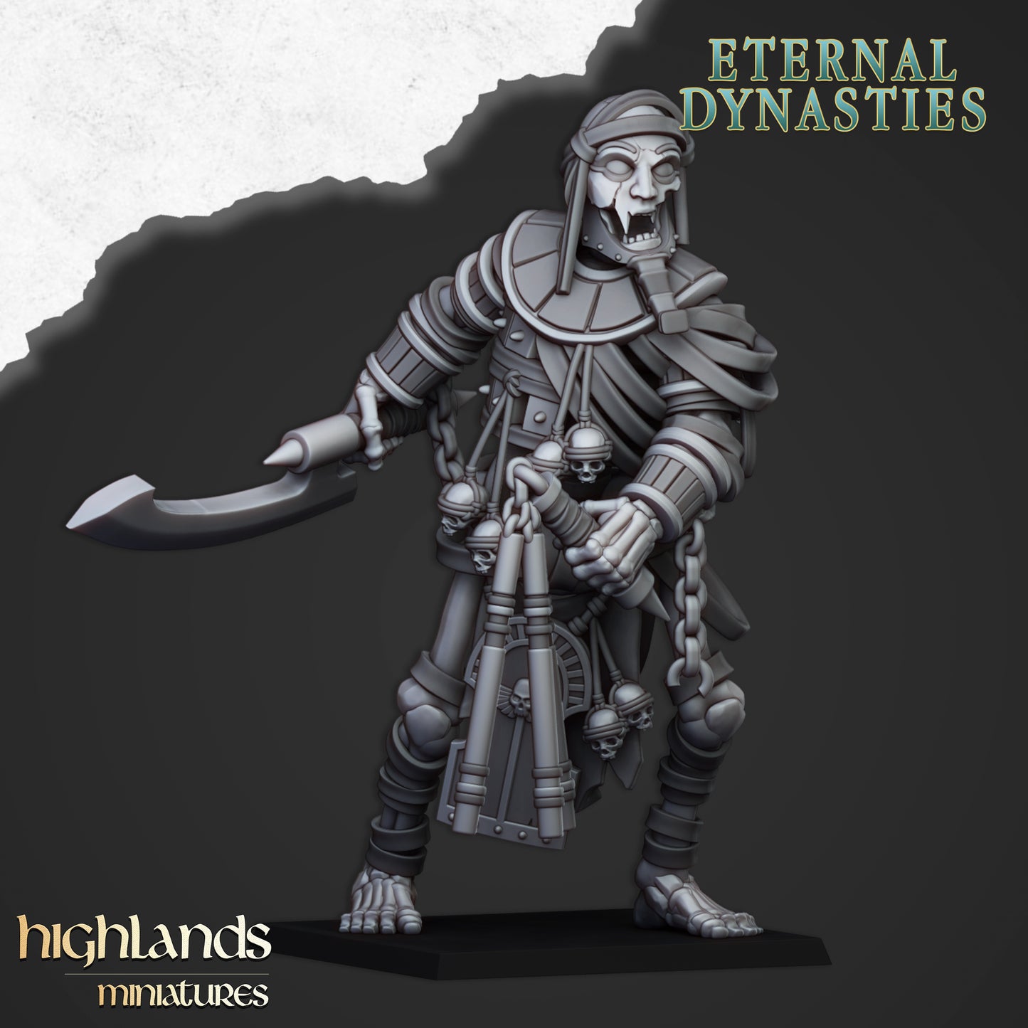 Eternal Dynasties Ancient Skeletal Colossi giant 1x - Highlands Miniatures