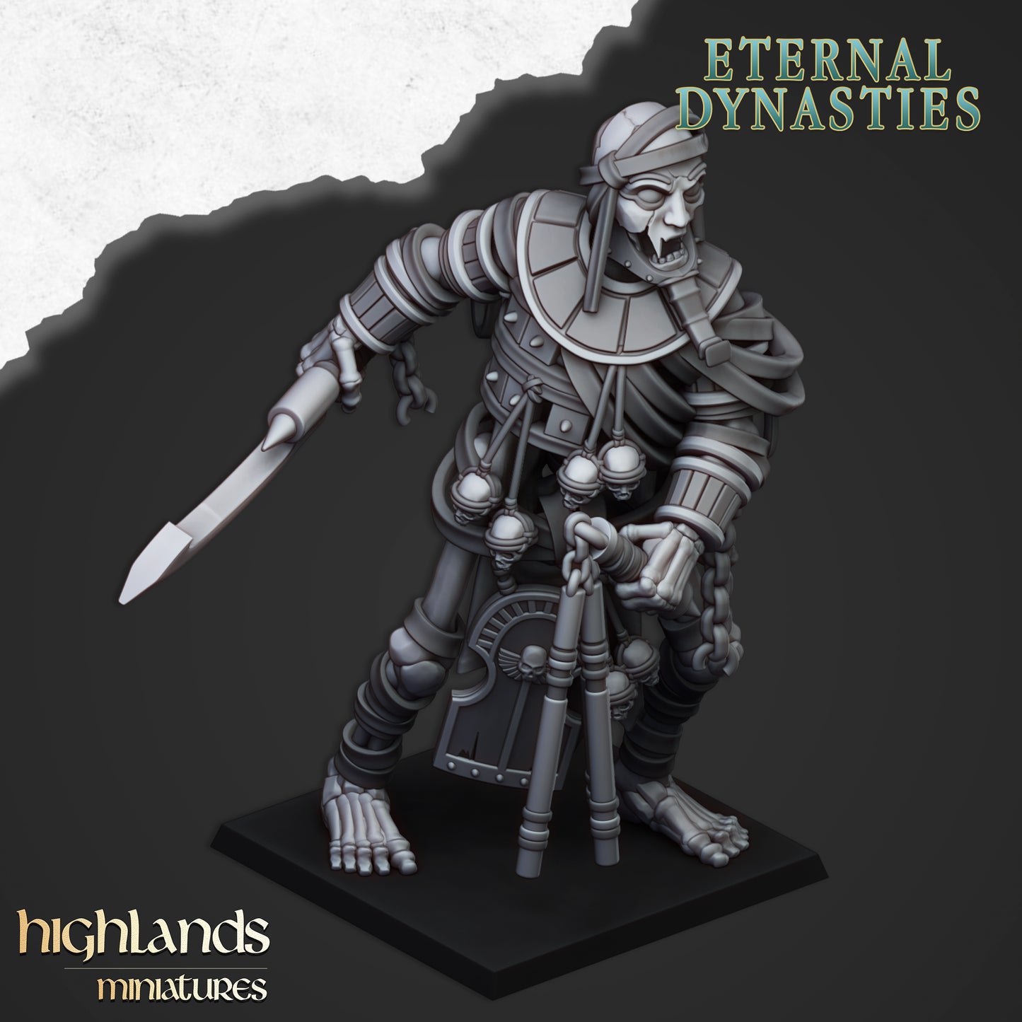 Eternal Dynasties Ancient Skeletal Colossi giant 1x - Highlands Miniatures