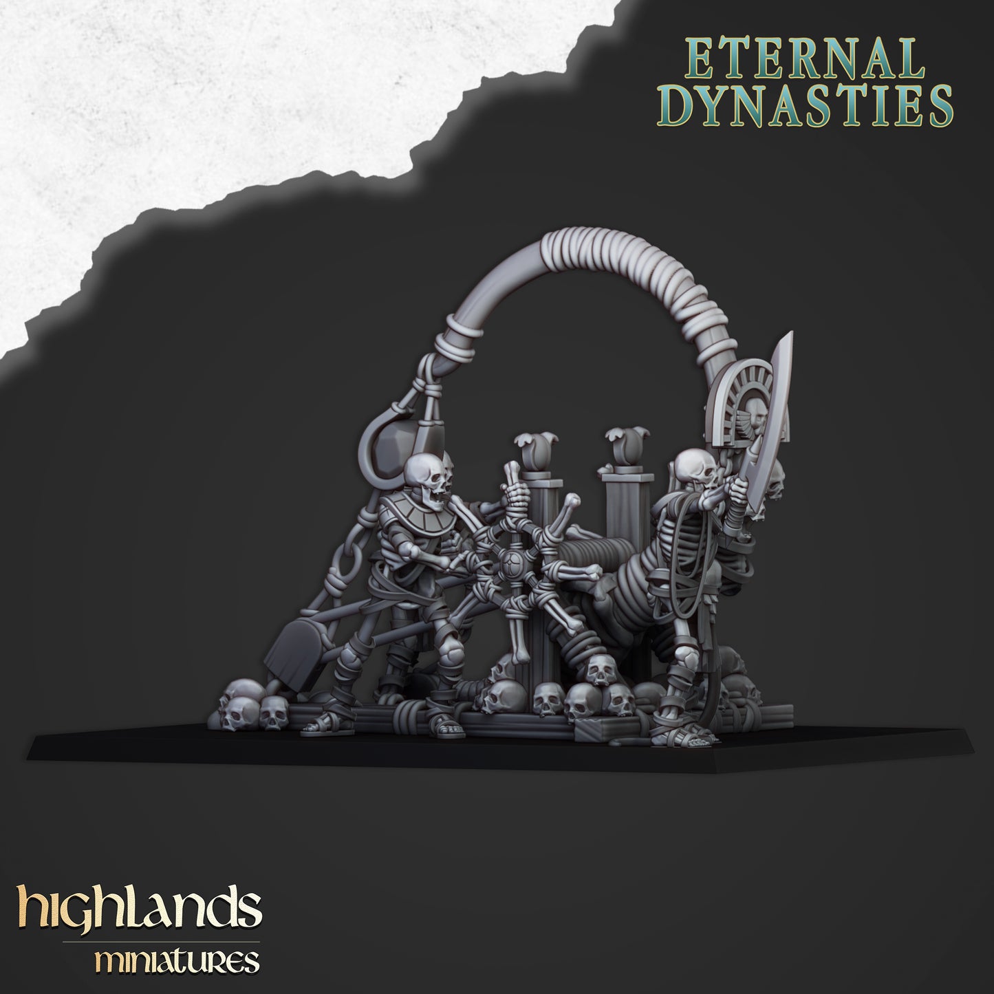 Eternal Dynasties Ancient Stone Thrower - Highlands Miniatures