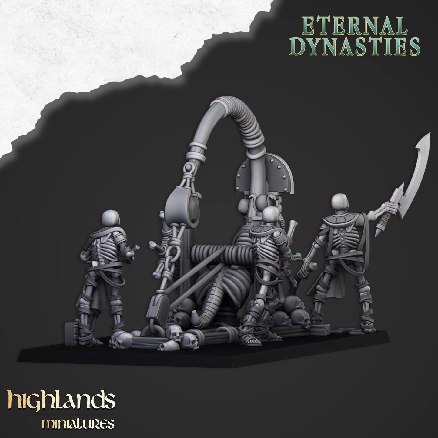 Eternal Dynasties Ancient Stone Thrower - Highlands Miniatures