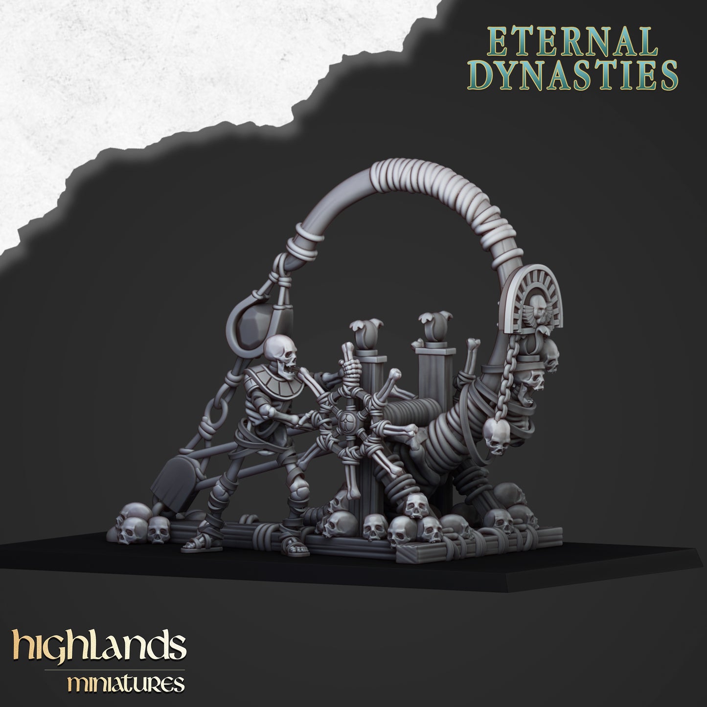 Eternal Dynasties Ancient Stone Thrower - Highlands Miniatures