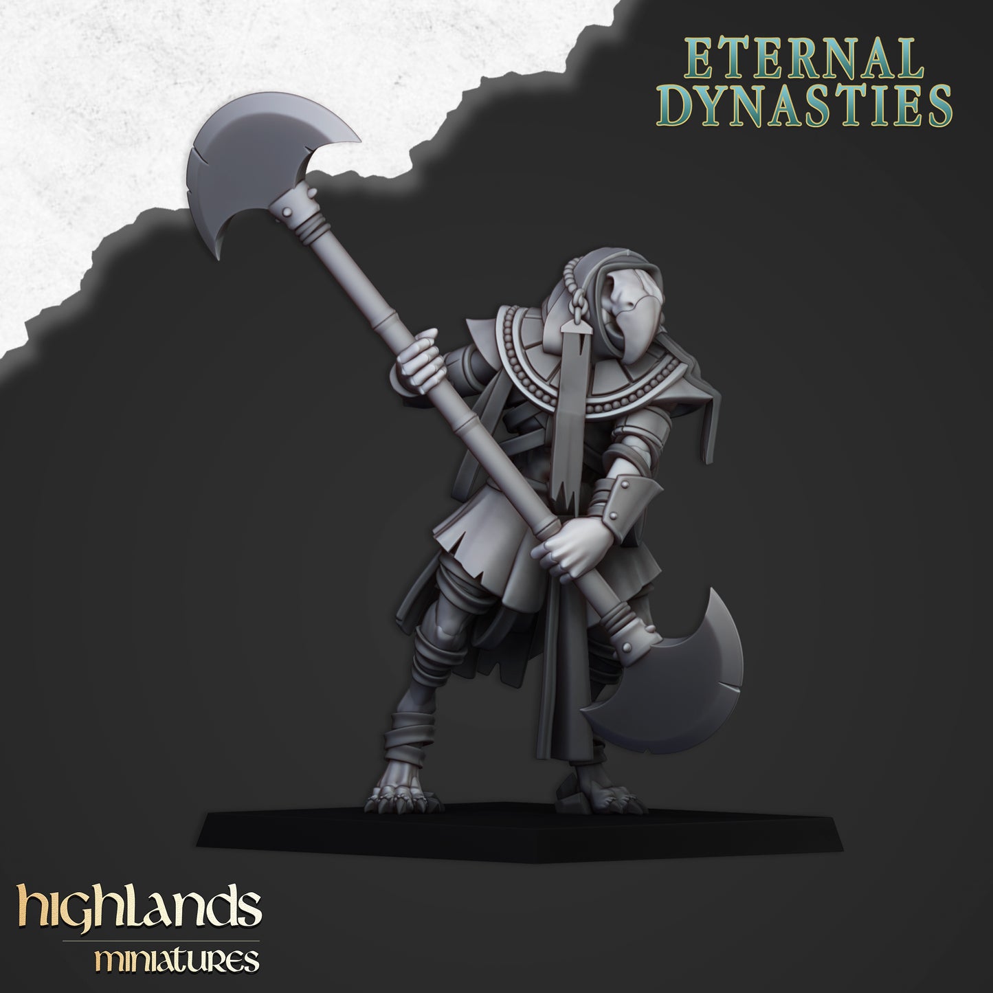 Eternal Dynasties Anubis Guard with Halberds 3x- Highlands Miniatures