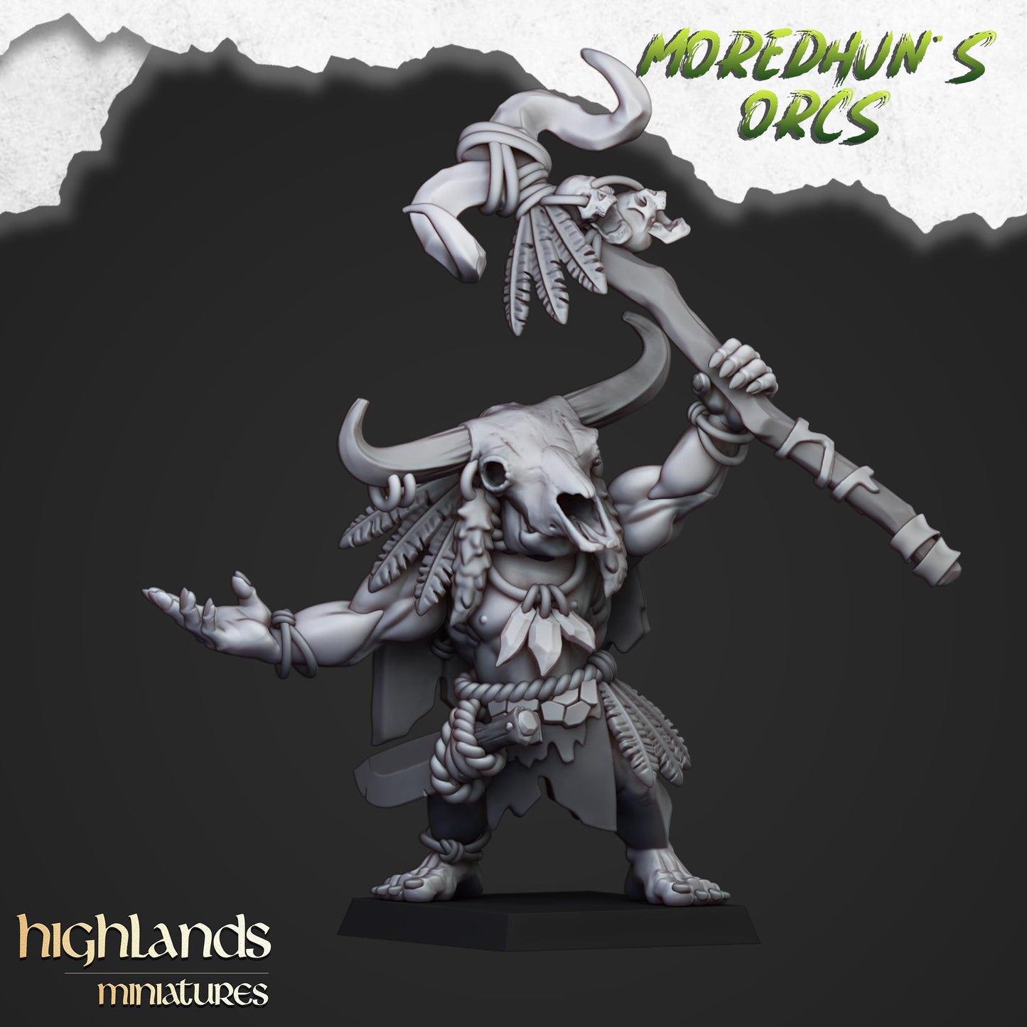 Orc Shaman - Highlands Miniatures