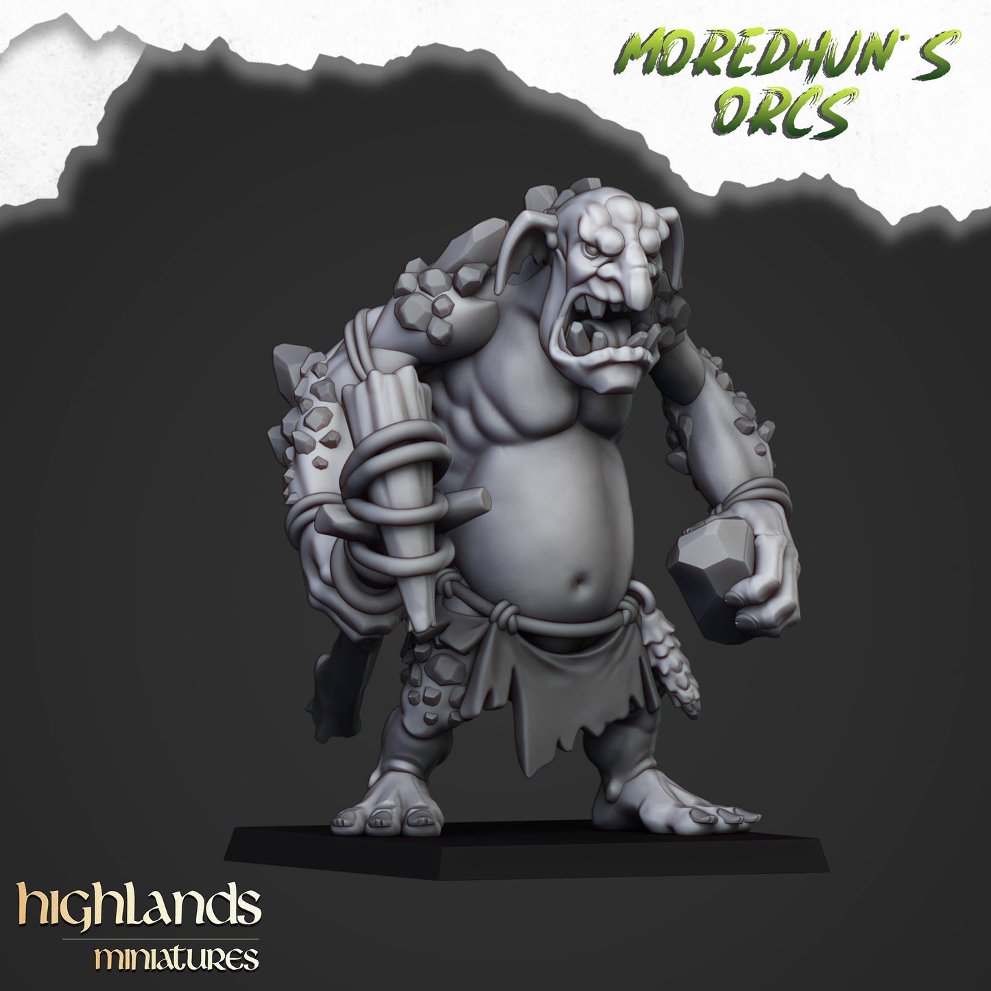 Orcs Cave Trolls - Highlands Miniatures