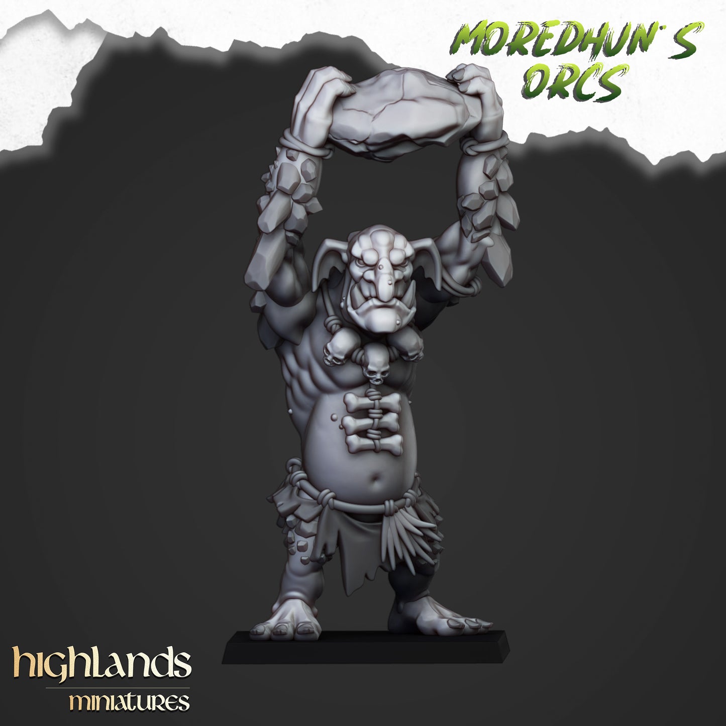 Orcs Cave Trolls - Highlands Miniatures