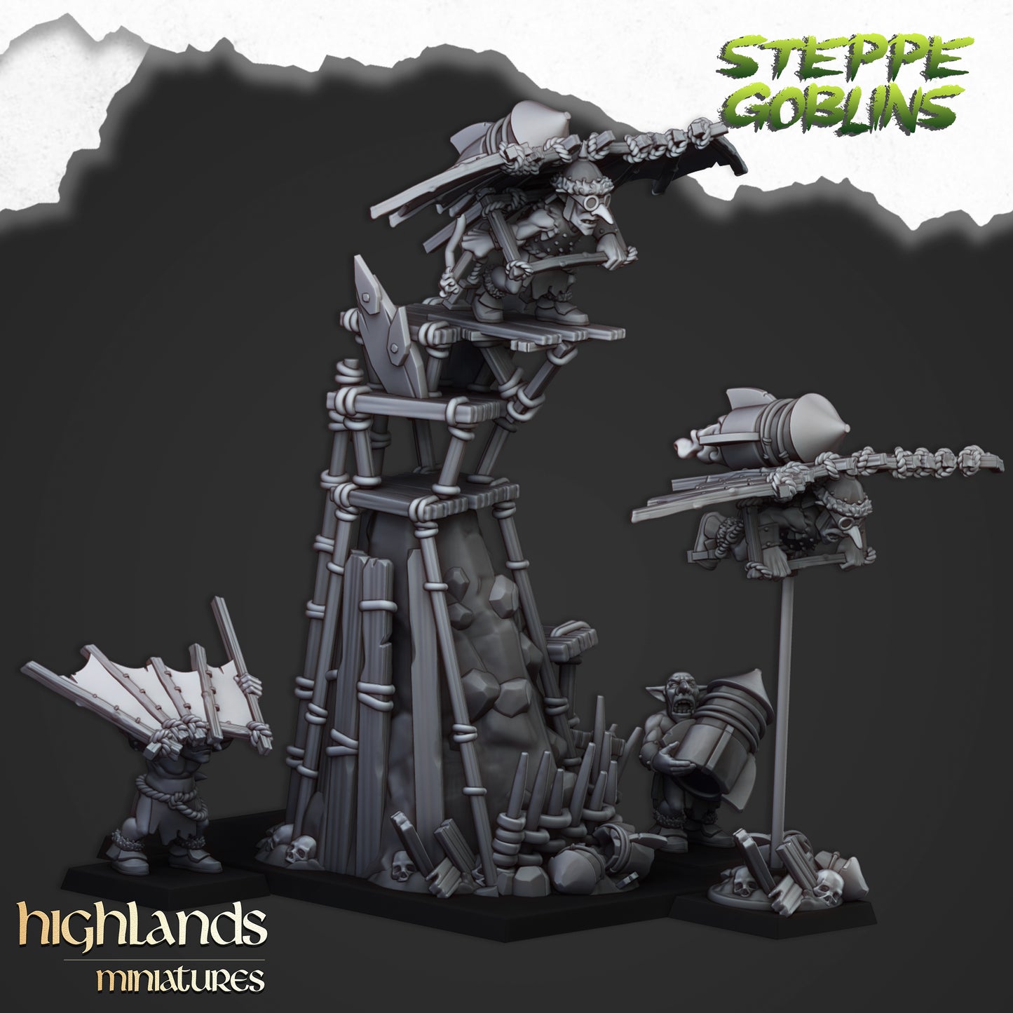Steppe Goblins May 24 set - Highlands Miniatures