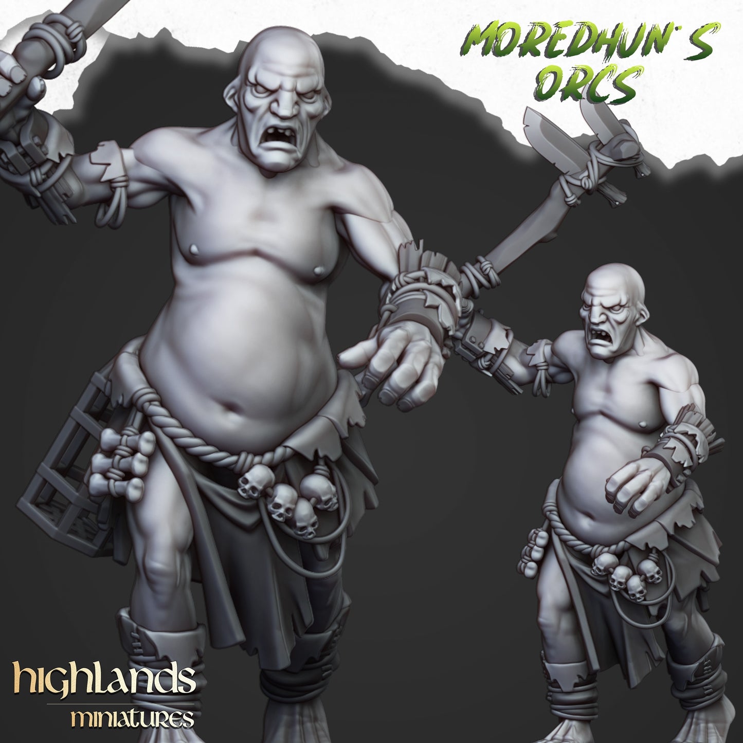 Orcs Mountain Giant - Highlands Miniatures