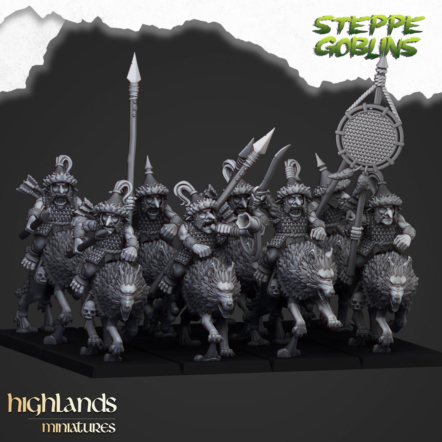 Steppe Goblins April 24 set - Highlands Miniatures