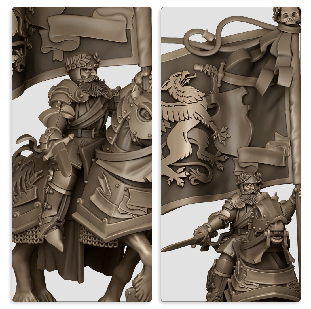 Sunland Battle Standard Bearer Fillers & Heroes - Highlands Miniatures