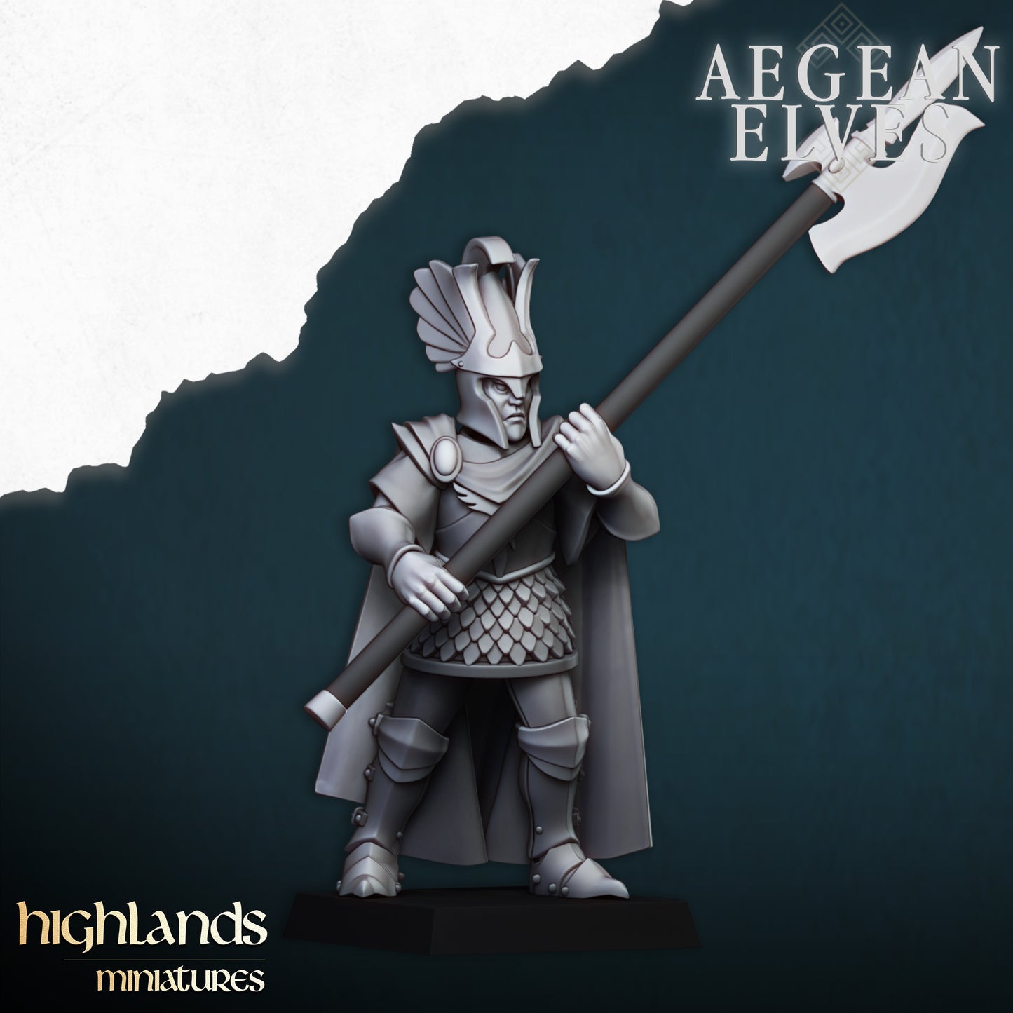 Aegean Elves Mycenaean Guard 15x - Highlands Miniatures