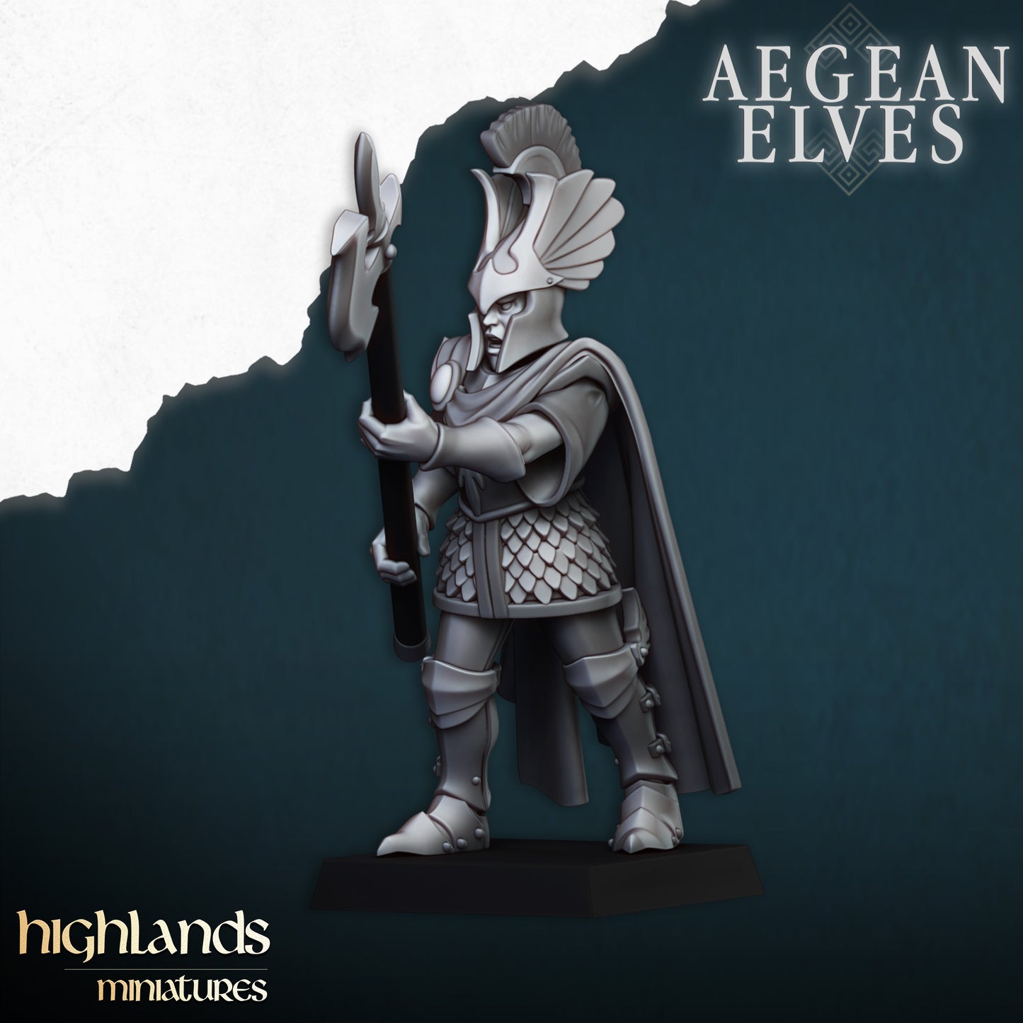 Aegean Elves Mycenaean Guard 15x - Highlands Miniatures