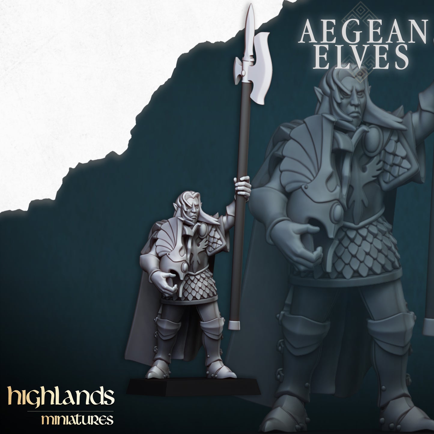 Aegean Elves Mycenaean Guard 15x - Highlands Miniatures