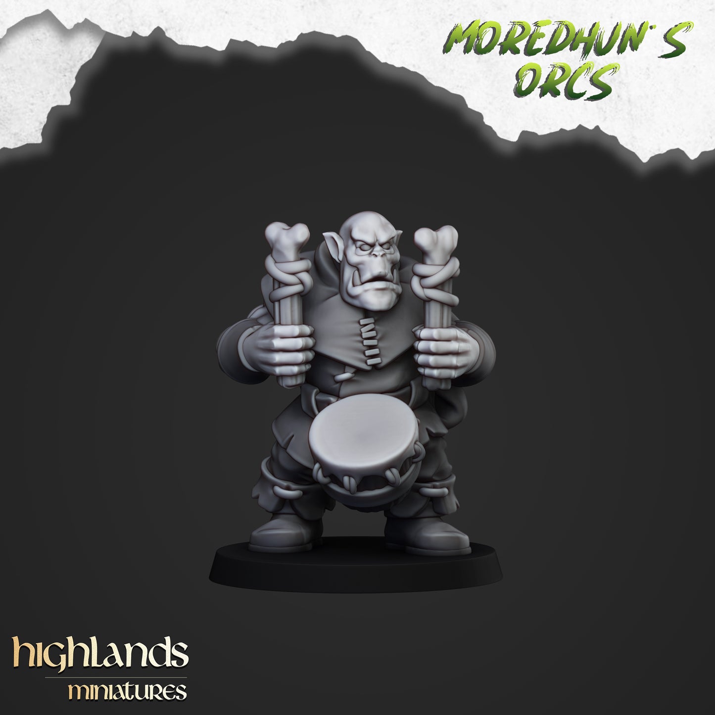 Orcs with bows 10x- Highlands Miniatures