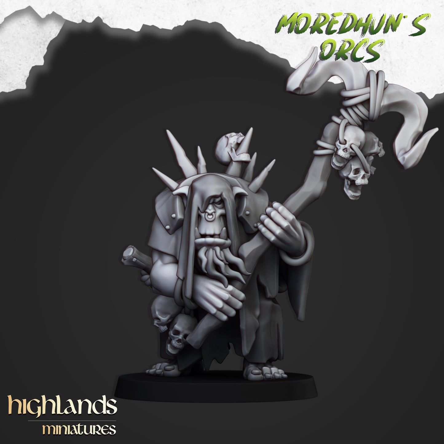 Orc Shaman V1- Highlands Miniatures