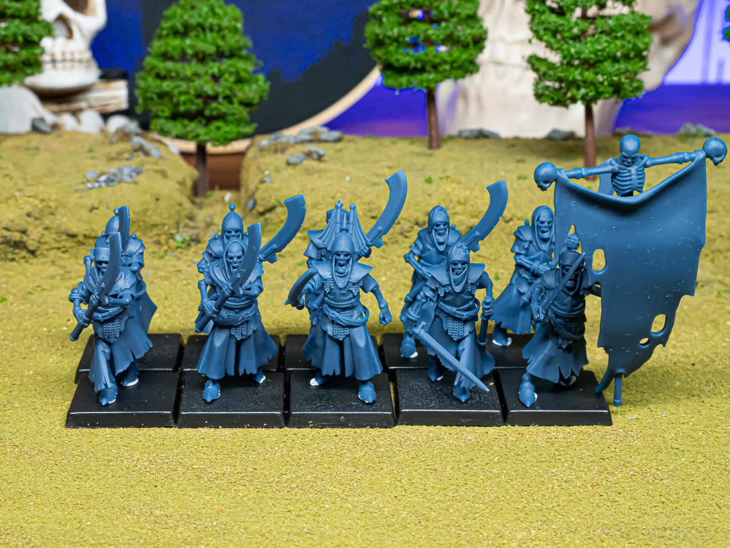 Transilvanya skeletal Guard with great weapons - Highlands Miniatures