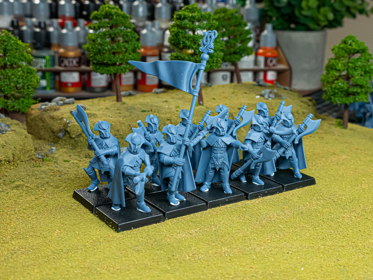 Feral Elves Axemen 15x - Highlands Miniatures