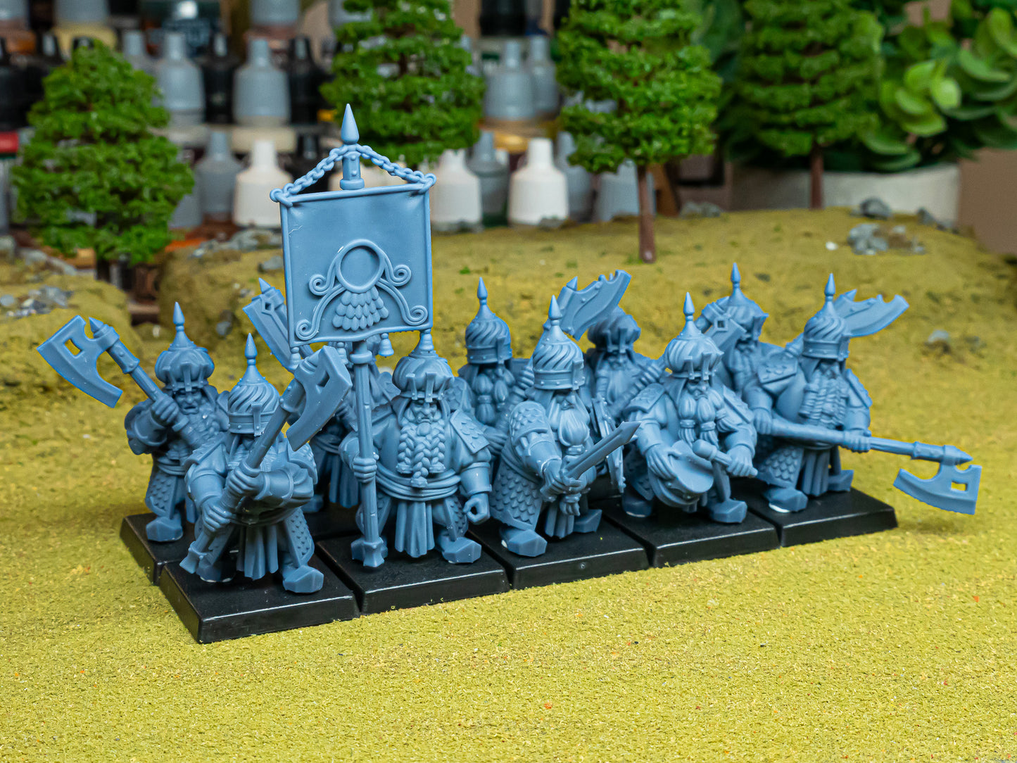 Dwarf Sons of Marduk Warriors Unit 10x - Highlands Miniatures