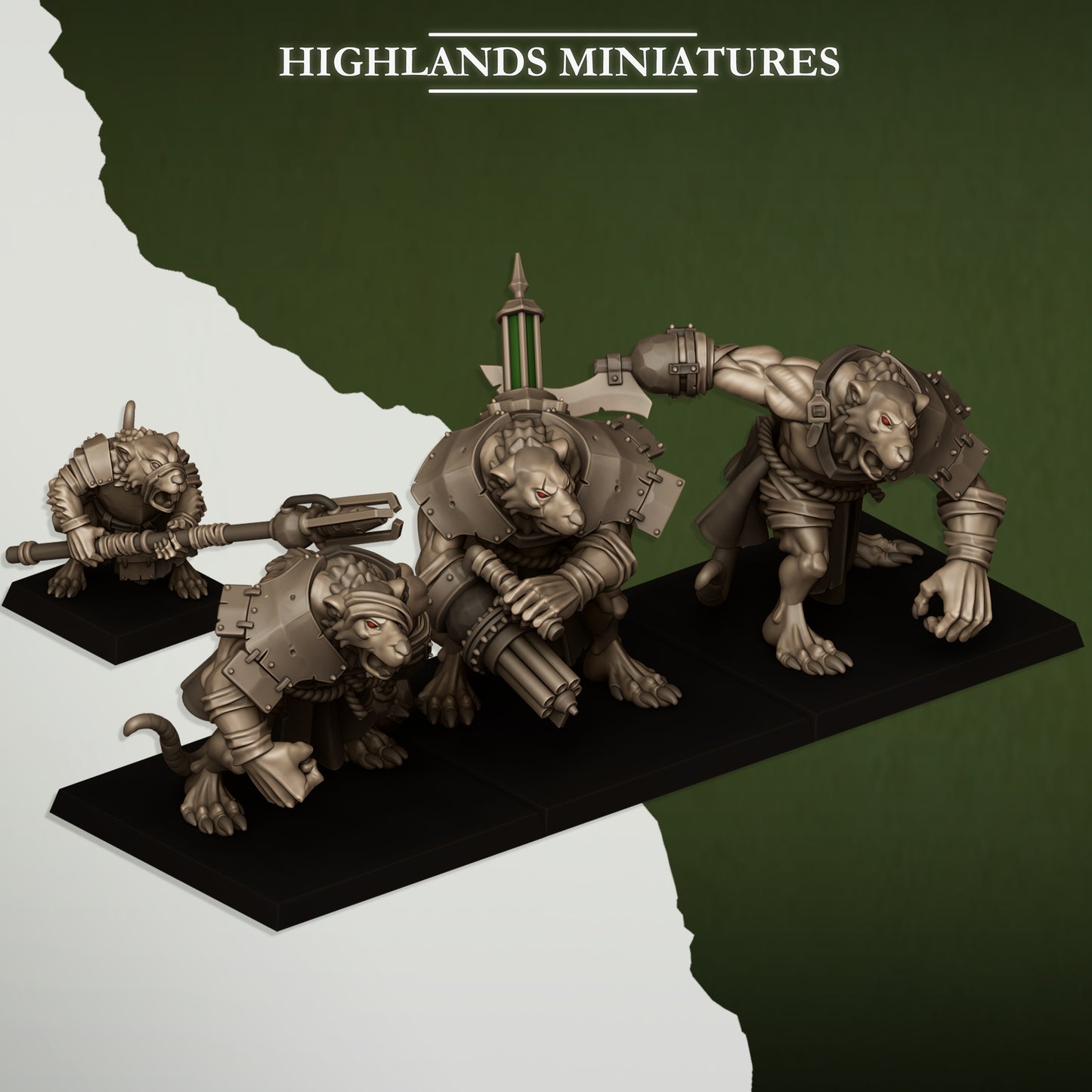 Sewer Vermin Februari 24 set - Highlands Miniatures