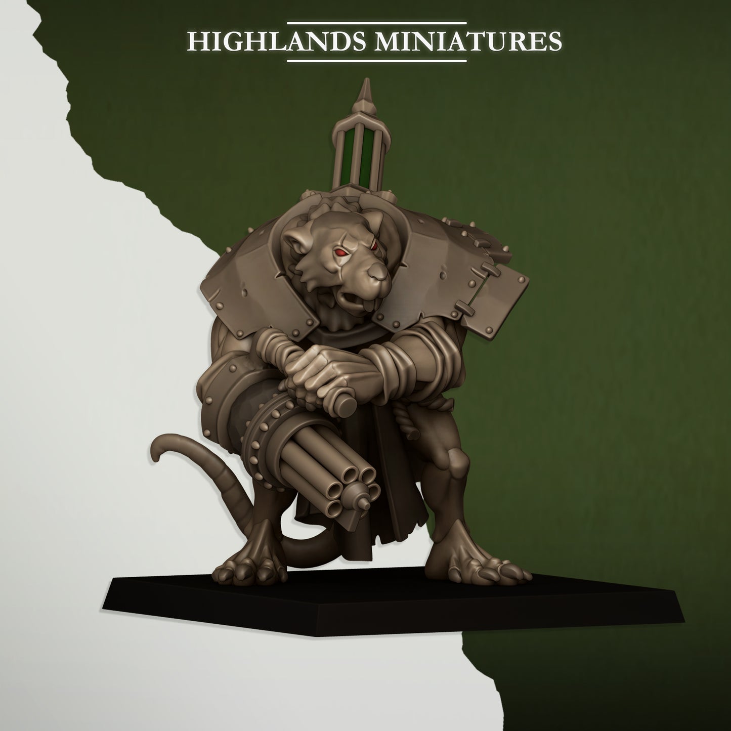 Sewer Vermin Ratgors and Ratgor Master - Highlands Miniatures