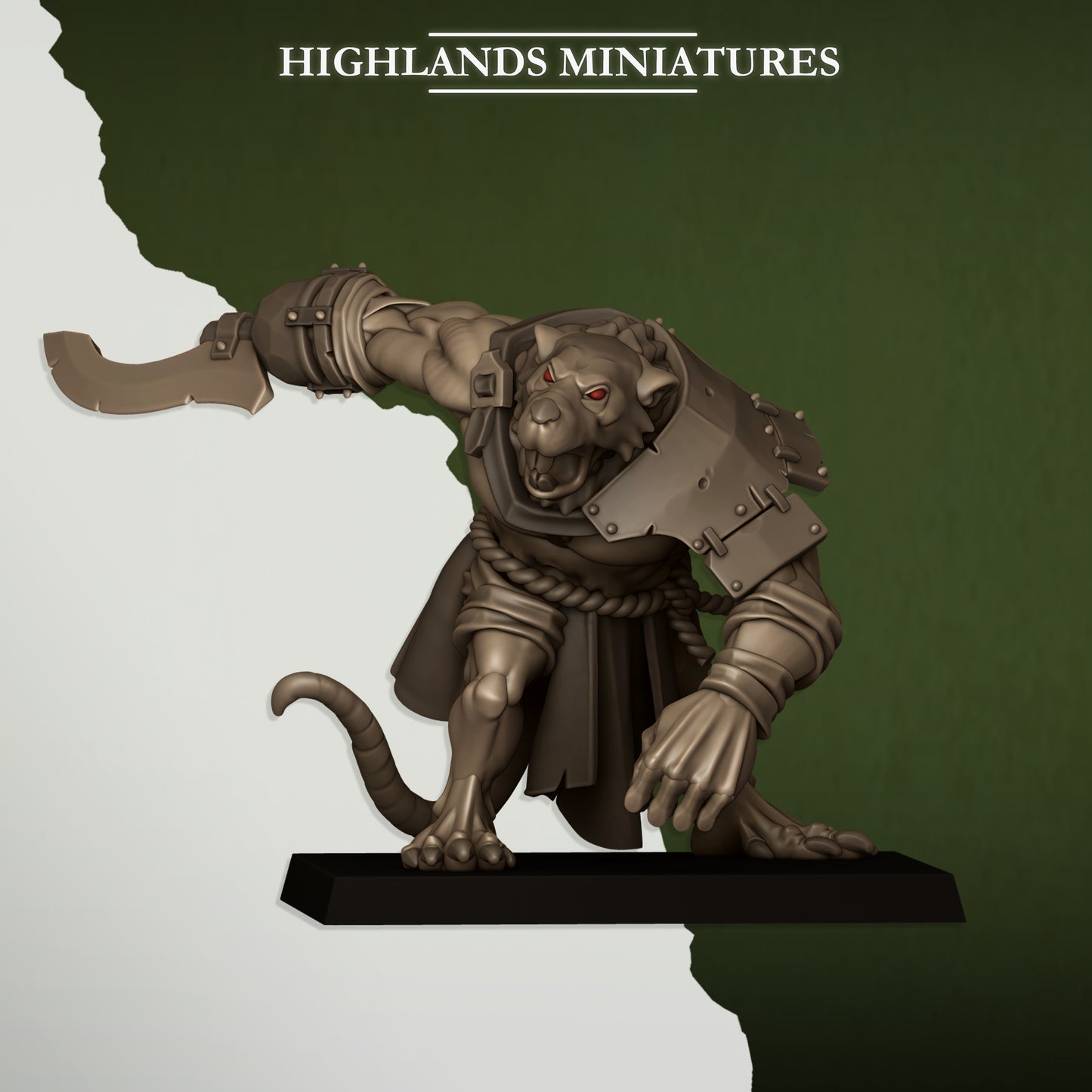 Sewer Vermin Ratgors and Ratgor Master - Highlands Miniatures