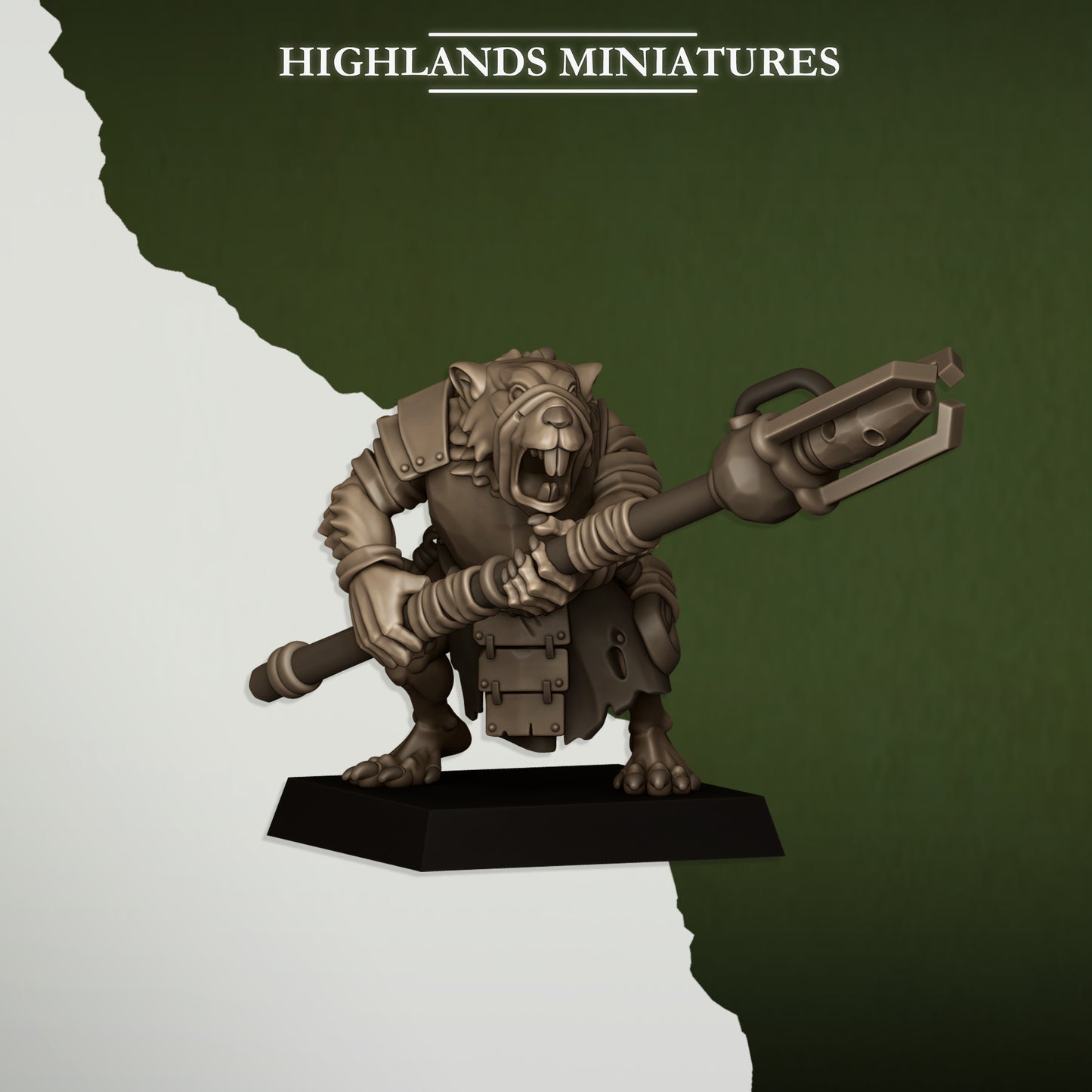 Sewer Vermin Ratgors and Ratgor Master - Highlands Miniatures