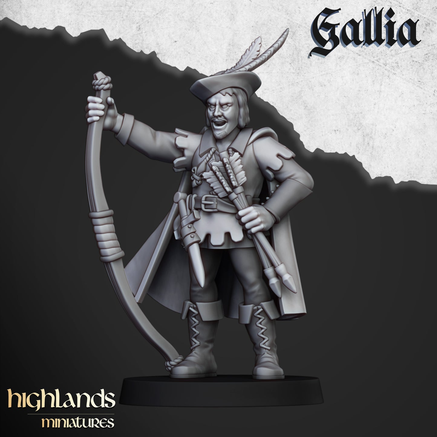 Gallia Sherwood Archers 9x - Highlands Miniatures