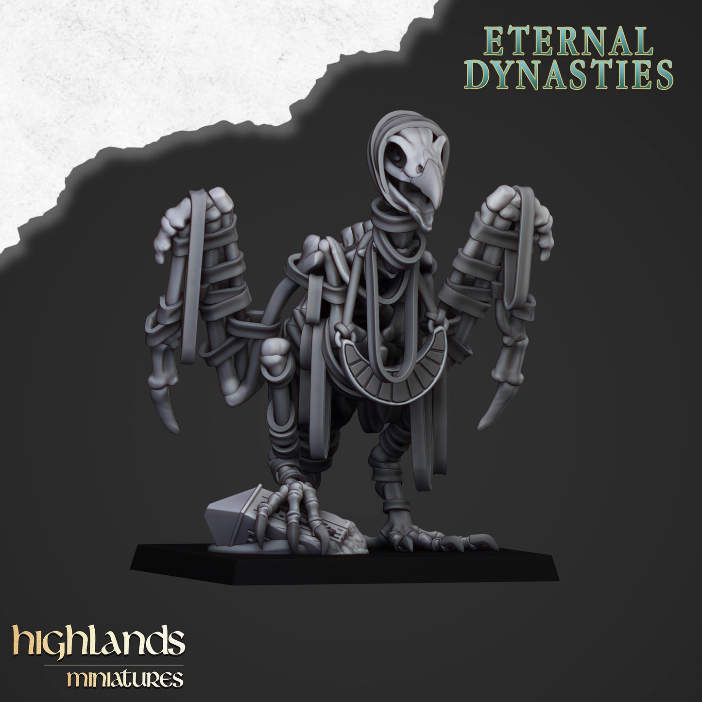 Eternal Dynasties Sand Vultures 3x - Highlands Miniatures