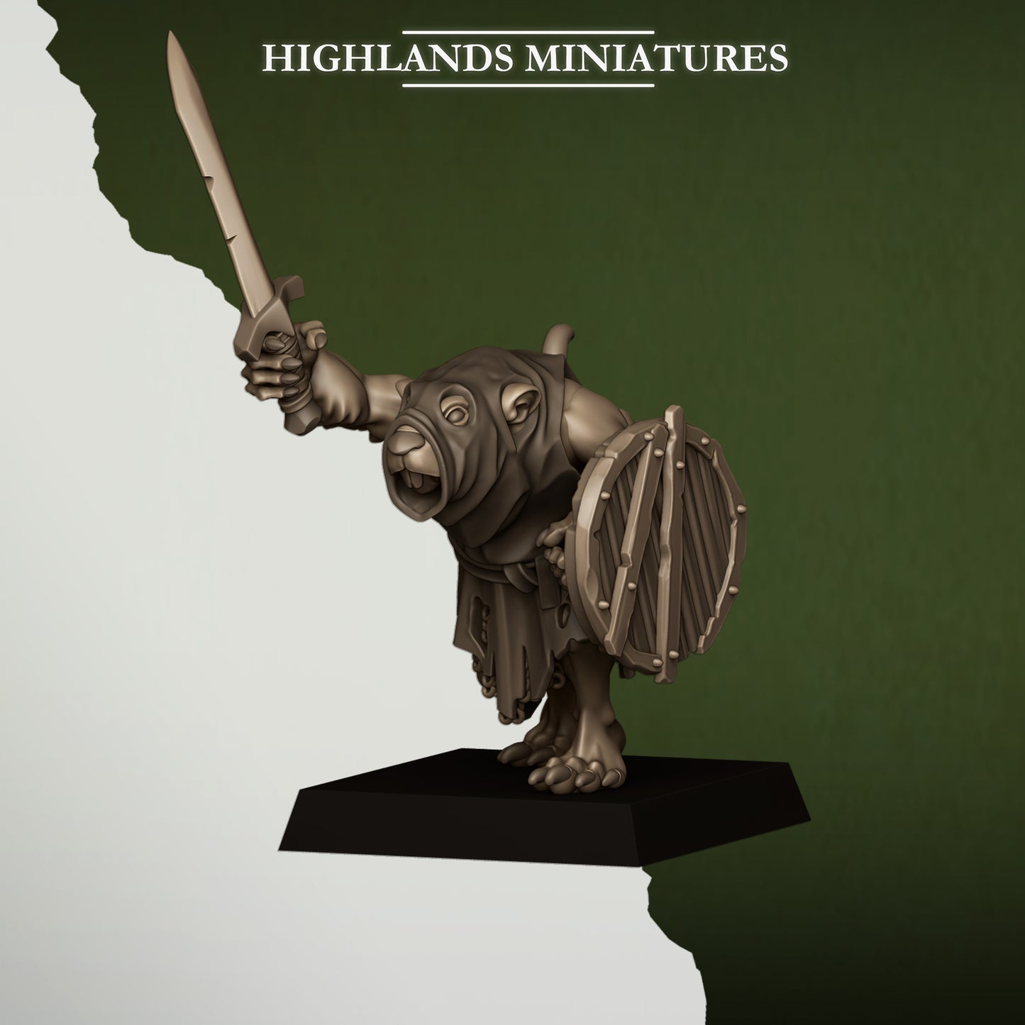 Sewer Vermin Sewer Rats - Highlands Miniatures