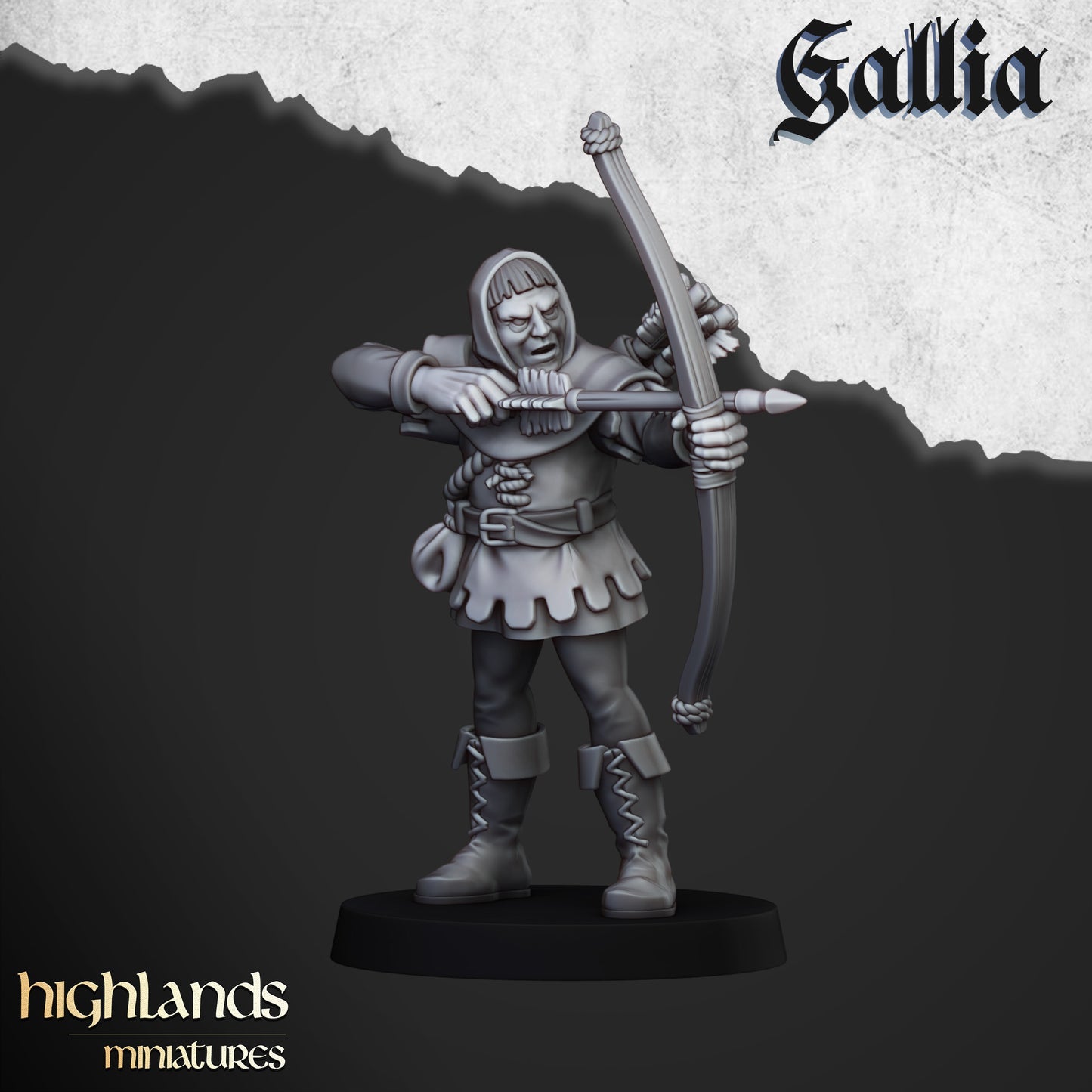 Gallia Sherwood Archers 9x - Highlands Miniatures