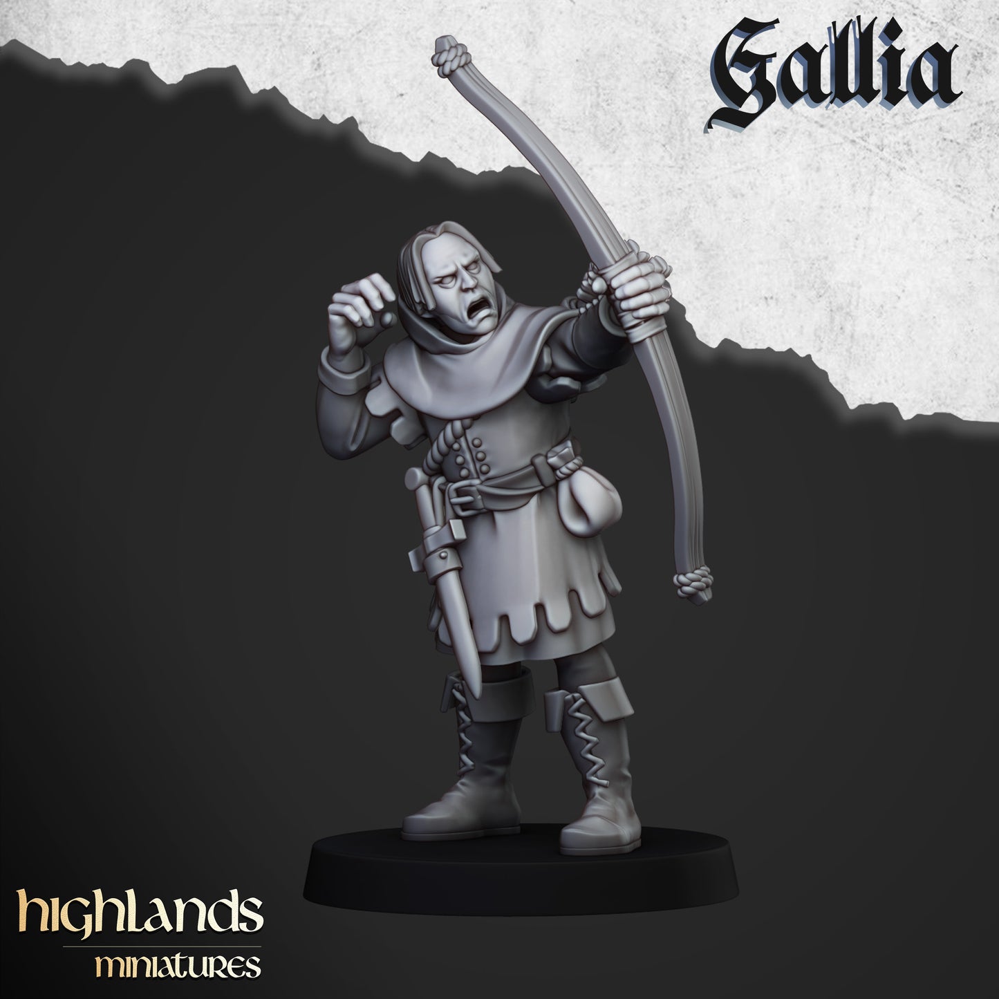 Gallia Sherwood Archers 9x - Highlands Miniatures