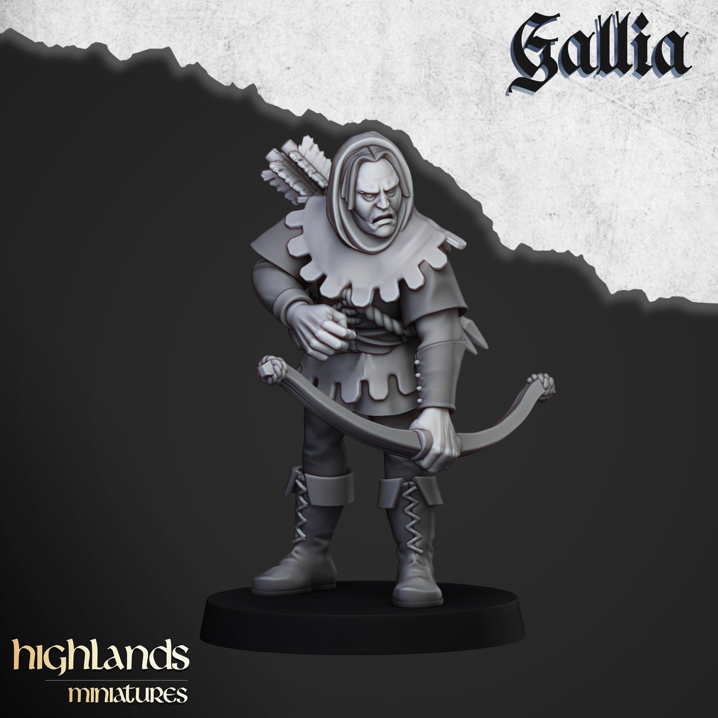 Gallia Sherwood Archers 9x - Highlands Miniatures