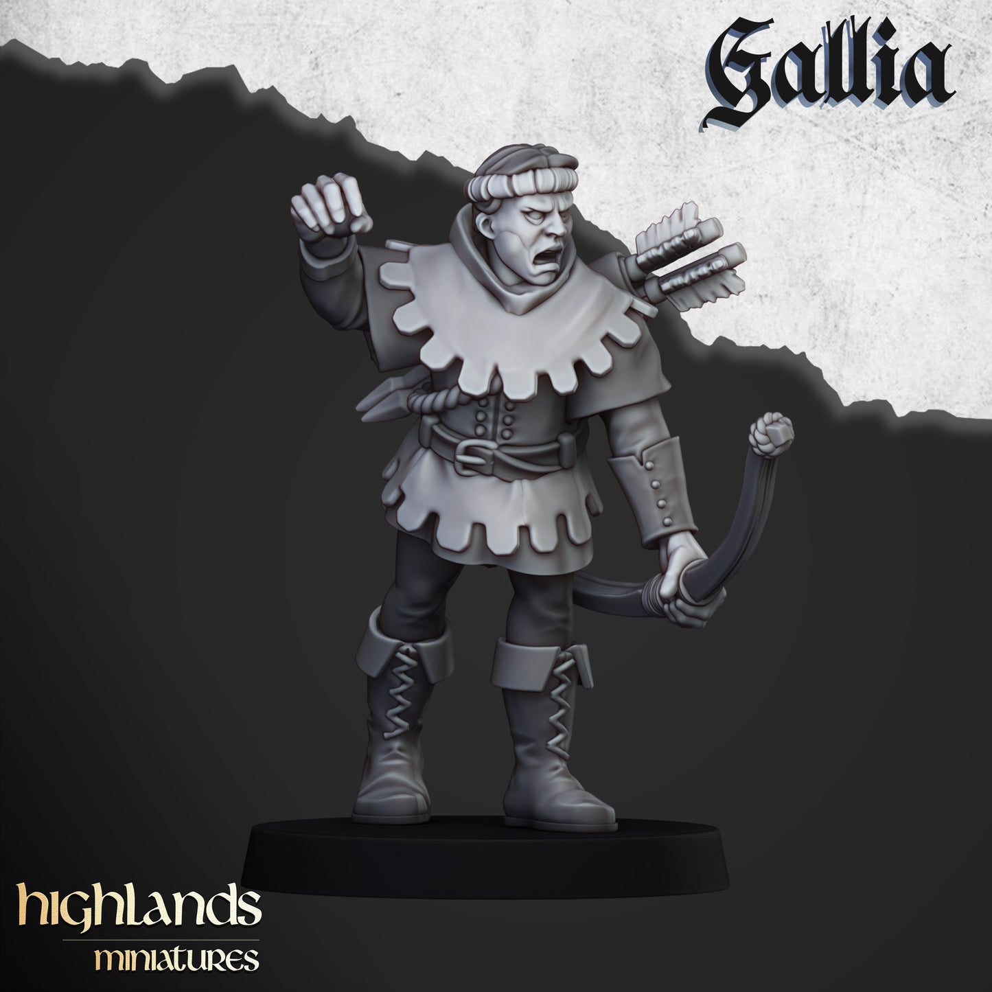 Gallia Sherwood Archers 9x - Highlands Miniatures