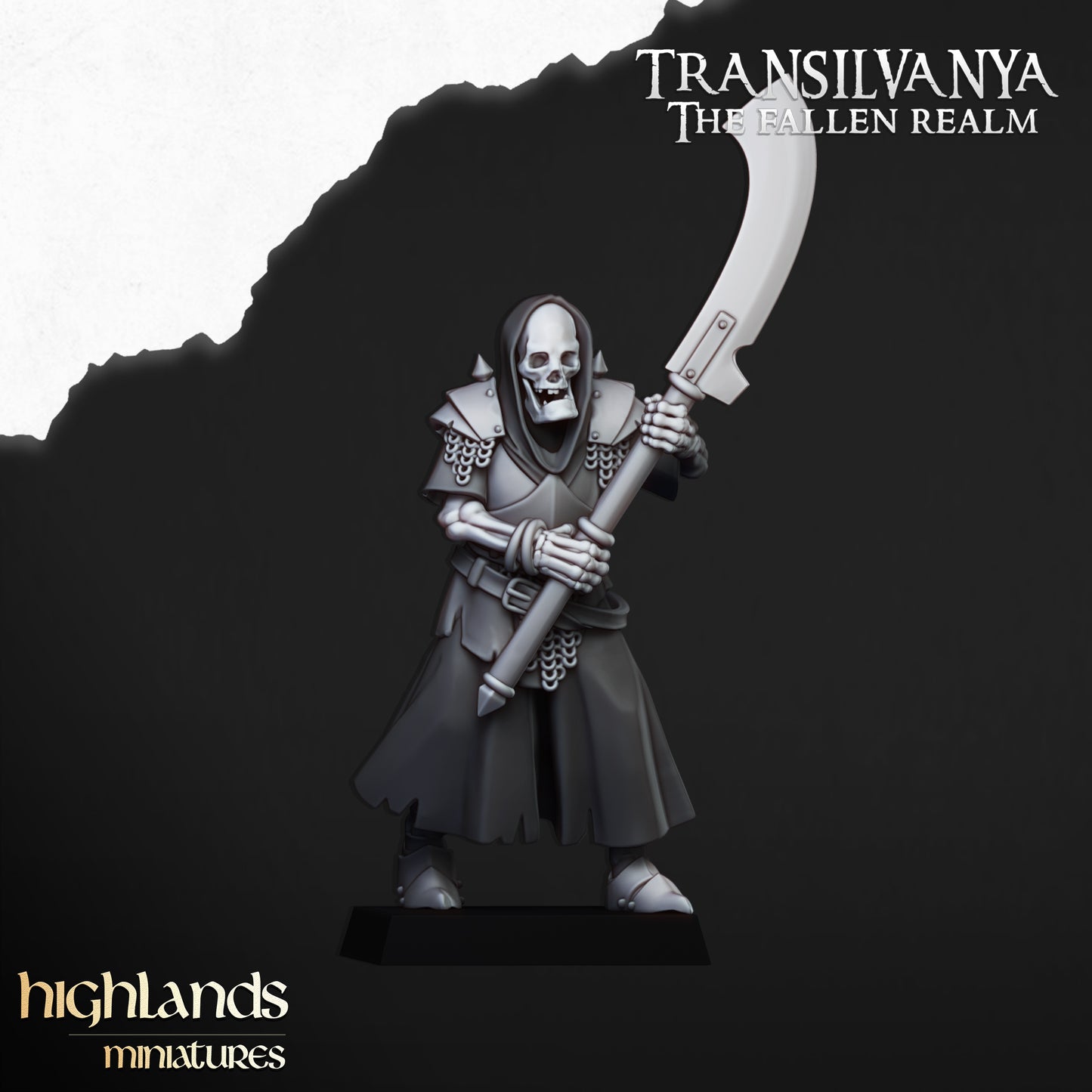 Transilvanya skeletal Guard with great weapons - Highlands Miniatures