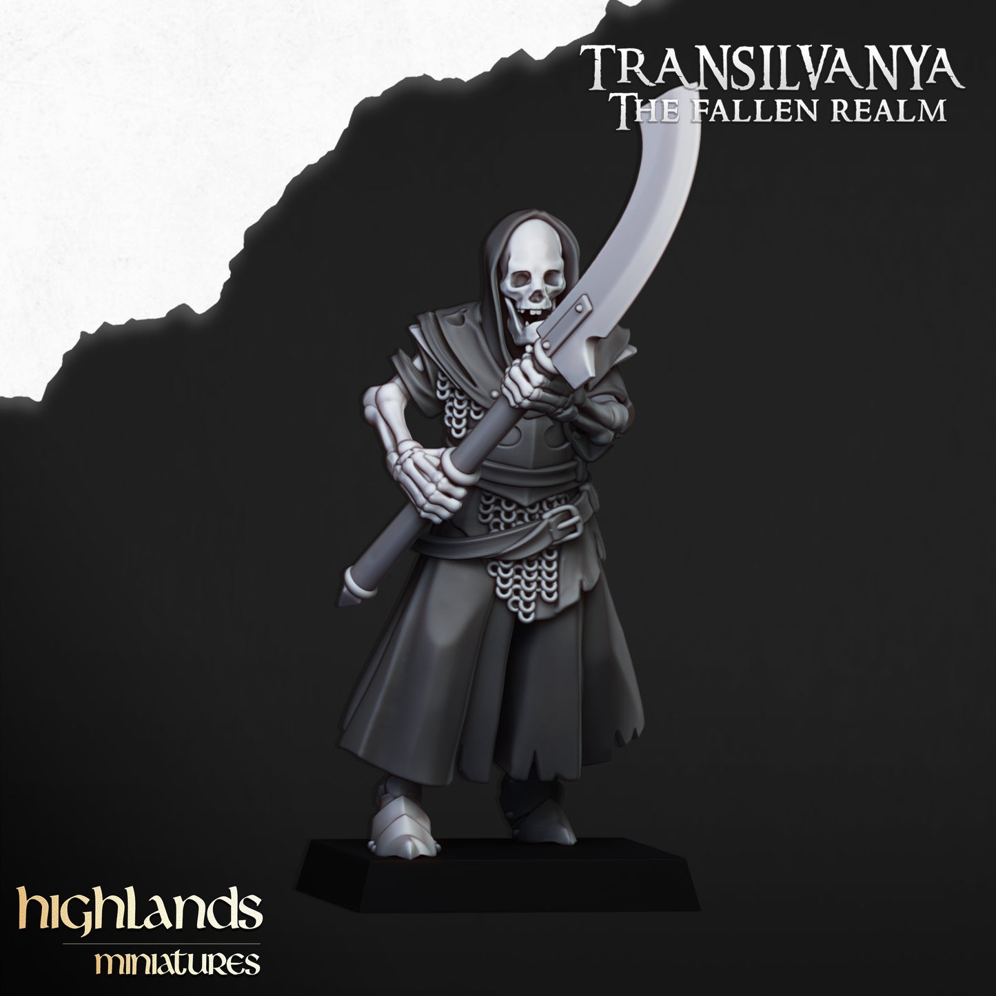 Transilvanya skeletal Guard with great weapons - Highlands Miniatures