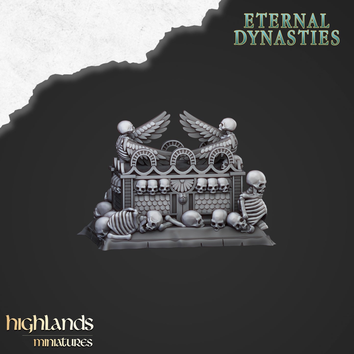 Eternal Dynasties Pharaoh Funeral Ship - Highlands Miniatures