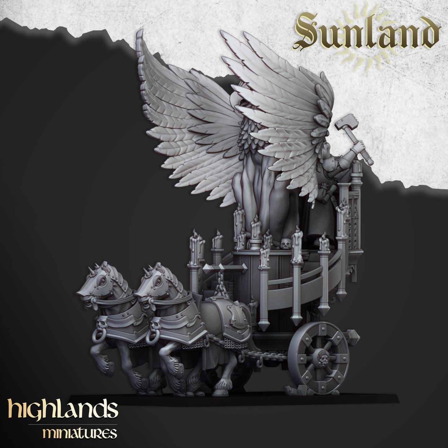 Sunland Altar on Wagon - Highlands Miniatures